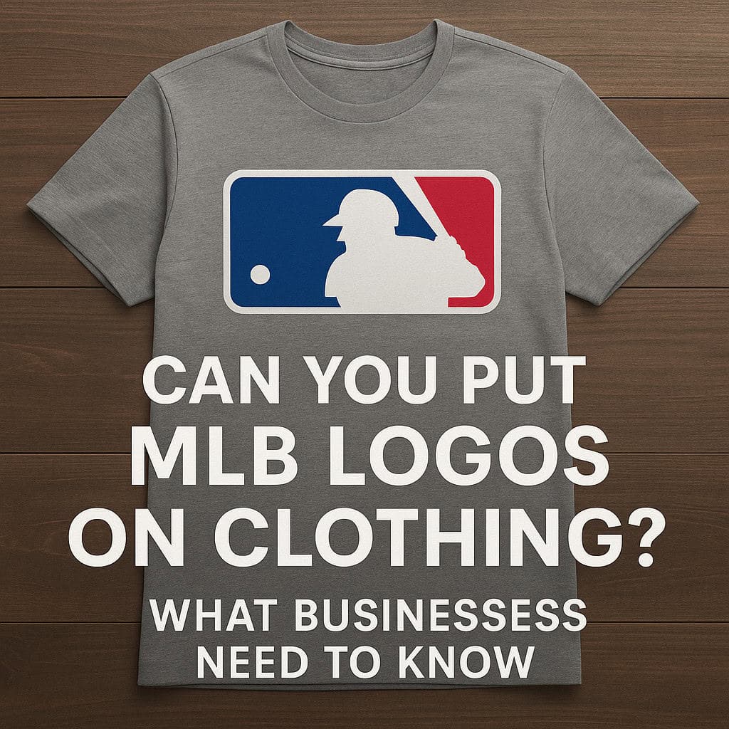 Can You Put MLB Logos on Clothing? What Businesses Need to Know